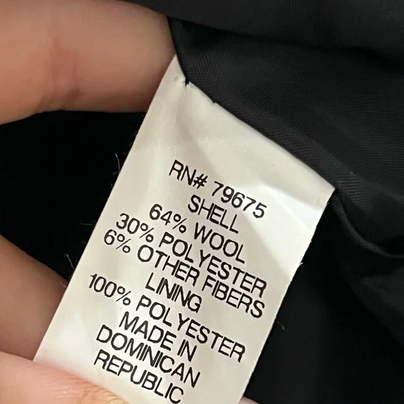 Jason Kole Women's Black Peacoat - Picture 6 of 7